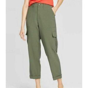 High waist utility pants